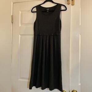 Eileen Fisher gray Sleeveless knee length Dress size petite small